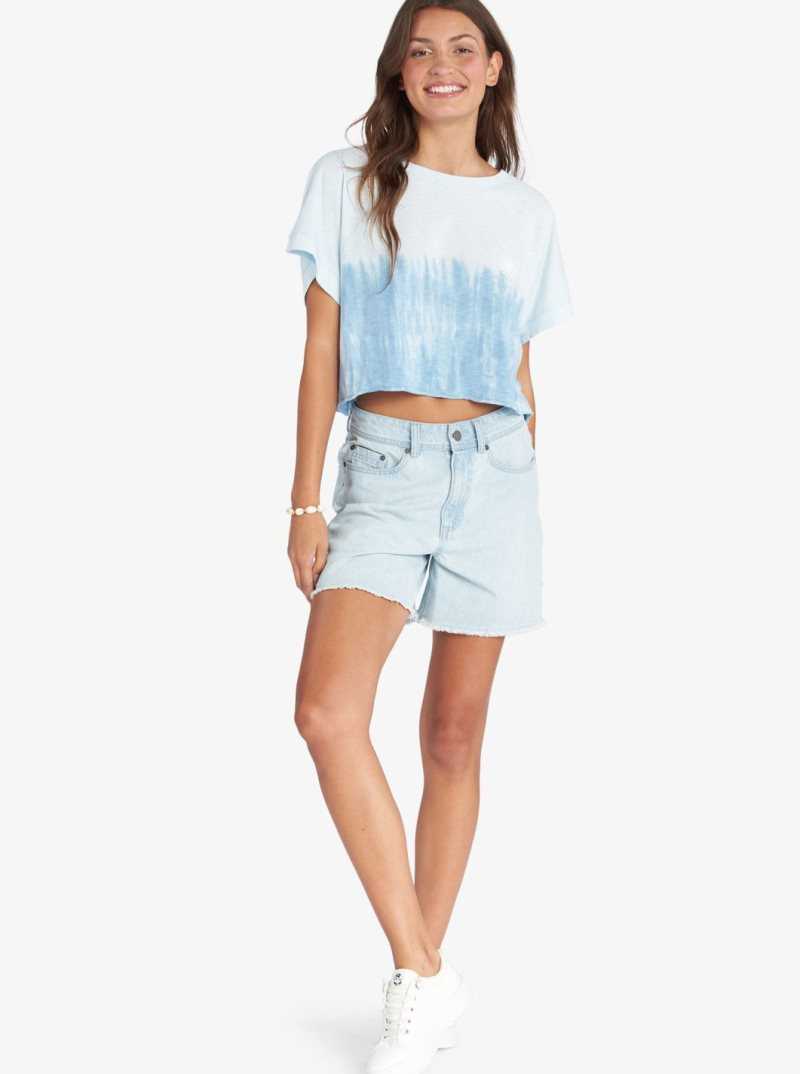 Allure Roxy Sun Around Us Drop Shoulder T-Shirt | HSCIQF516