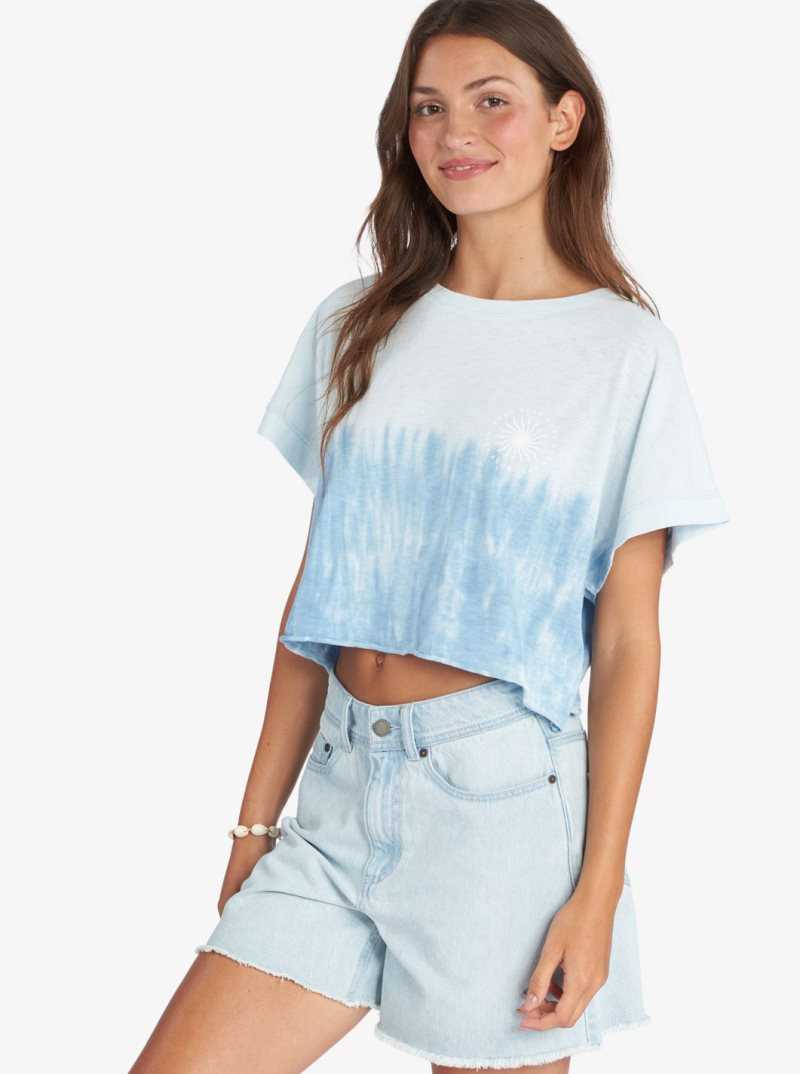 Allure Roxy Sun Around Us Drop Shoulder T-Shirt | HSCIQF516