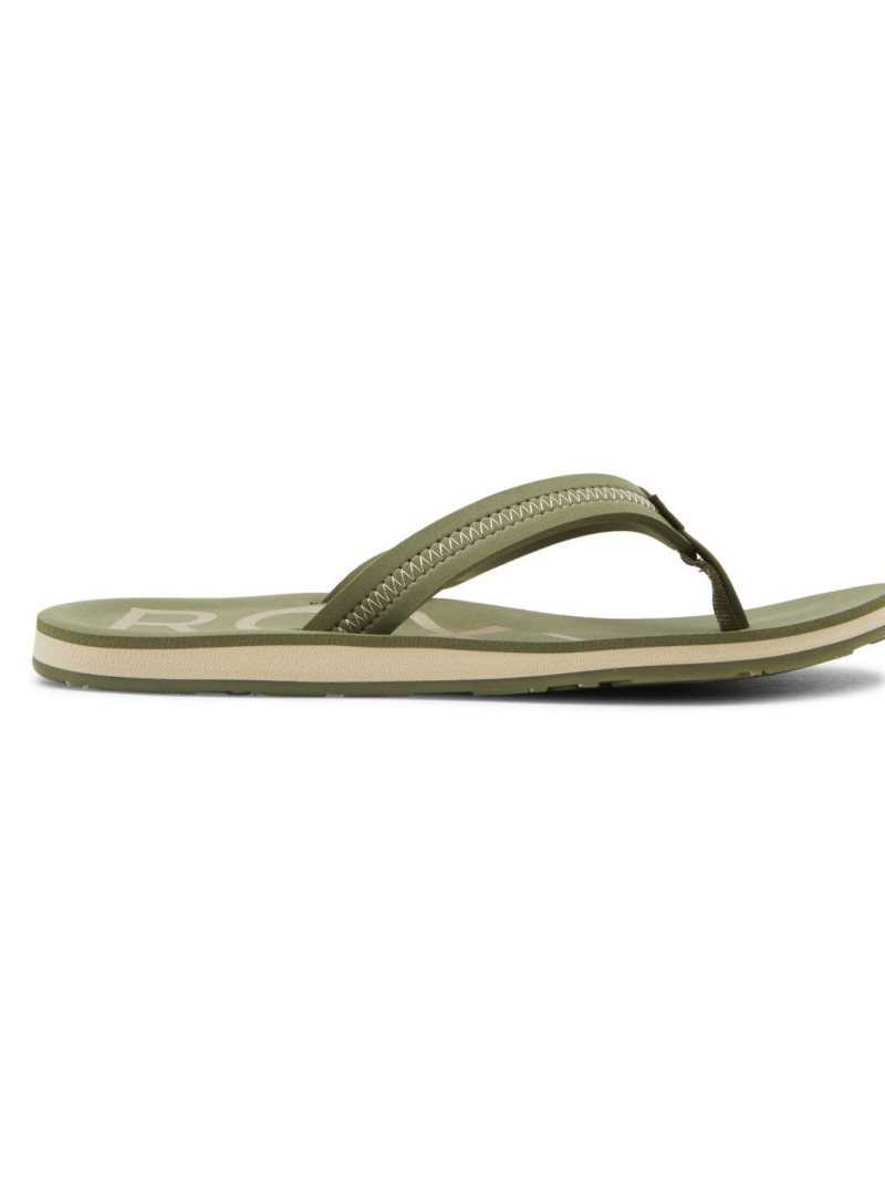 Amazon Green Roxy Vista Flip-Flops | MIHEGL406