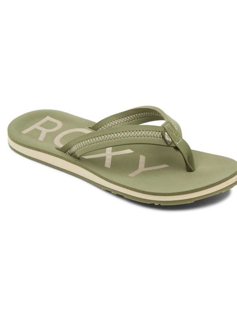 Amazon Green Roxy Vista Flip-Flops | MIHEGL406