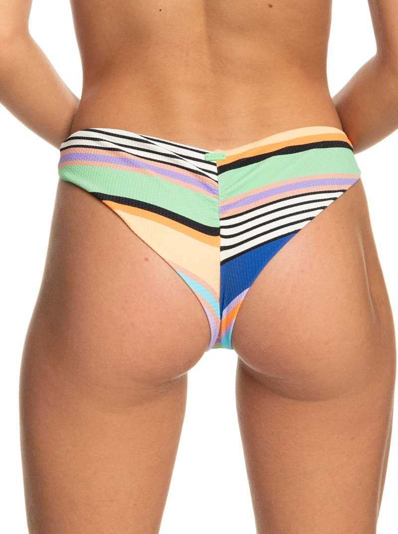 Anthracite Good Vibration Swim Roxy Color Jam Cheeky Bikini Bottoms | SXMFNY692