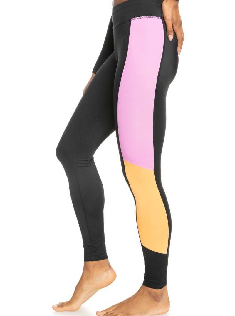 Anthracite Roxy Another Clock UPF 50 Technical Leggings | ZADUCK503