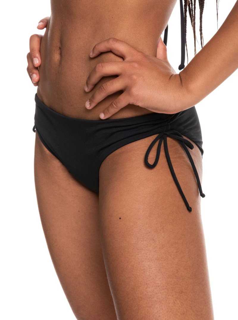 Anthracite Roxy Beach Classics Hipster Bikini Bottoms | MXSAGE675