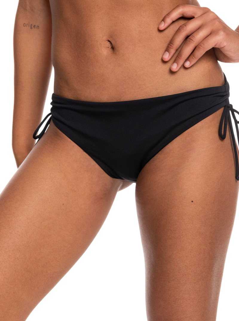 Anthracite Roxy Beach Classics Hipster Bikini Bottoms | MXSAGE675