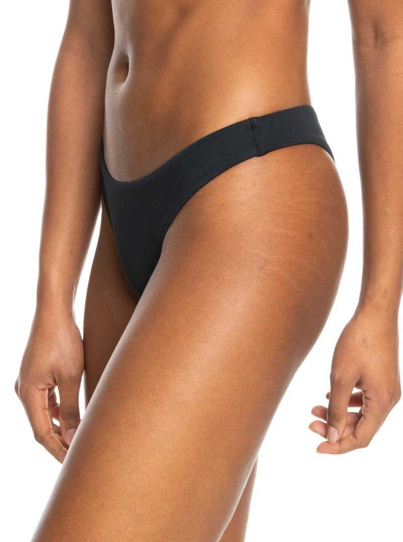 Anthracite Roxy Beach Classics Mini Bikini Bottoms | KTNVGF360