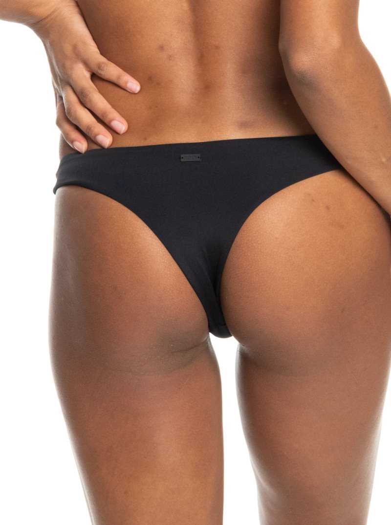 Anthracite Roxy Beach Classics Mini Bikini Bottoms | KTNVGF360