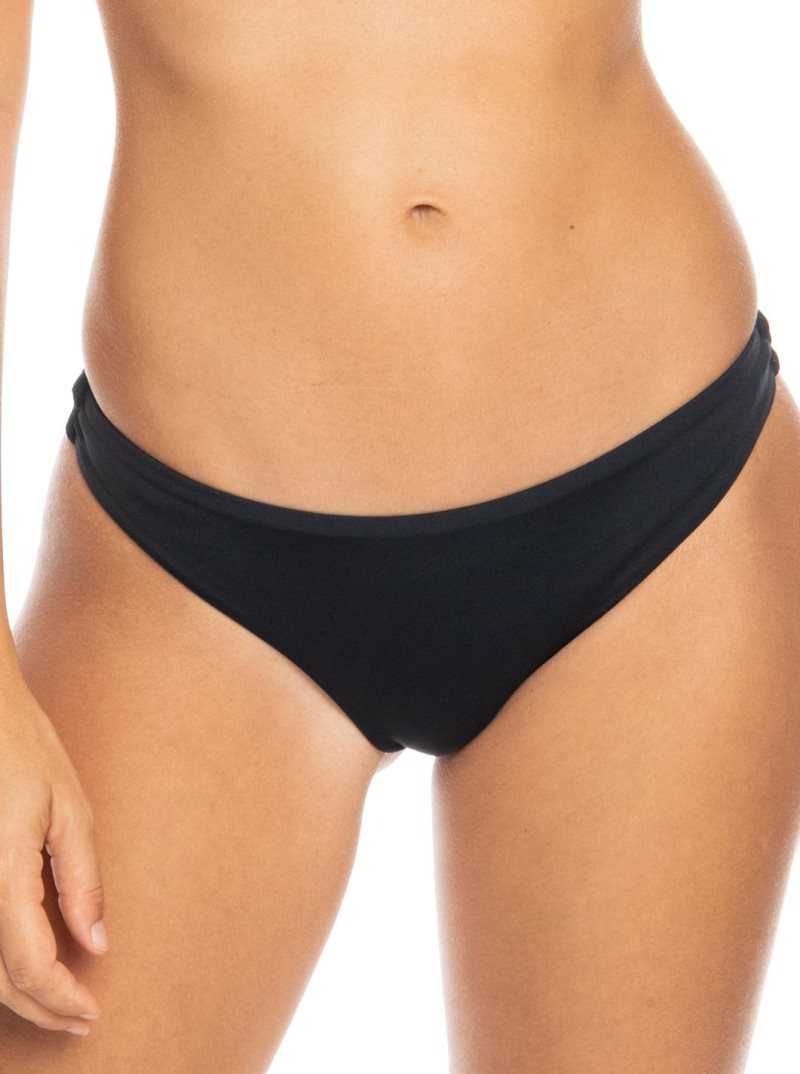 Anthracite Roxy Beach Classics Mini Bikini Bottoms | QMYBDU127