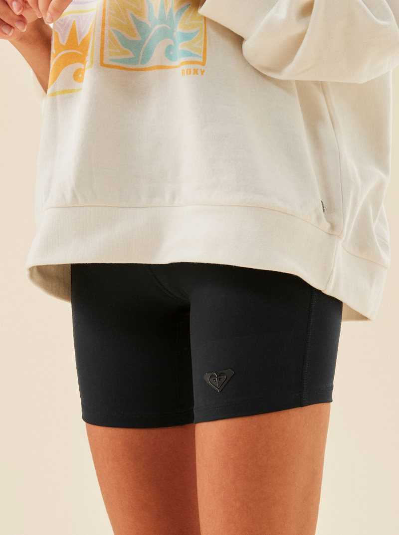 Anthracite Roxy Heart Into It Technical Shorts | XUVBIH320