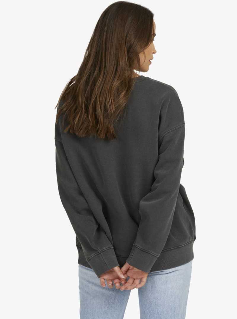 Anthracite Roxy Into The Night Sweatshirt | YFPJMZ834