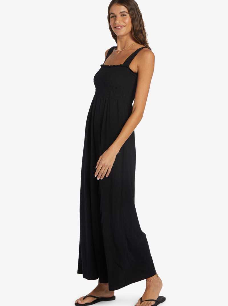 Anthracite Roxy Just Passing By Knit Dress | TQKBGR368