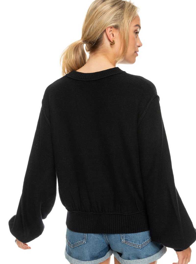 Anthracite Roxy Loft Music Pullover Sweatshirt | NLTGZJ203