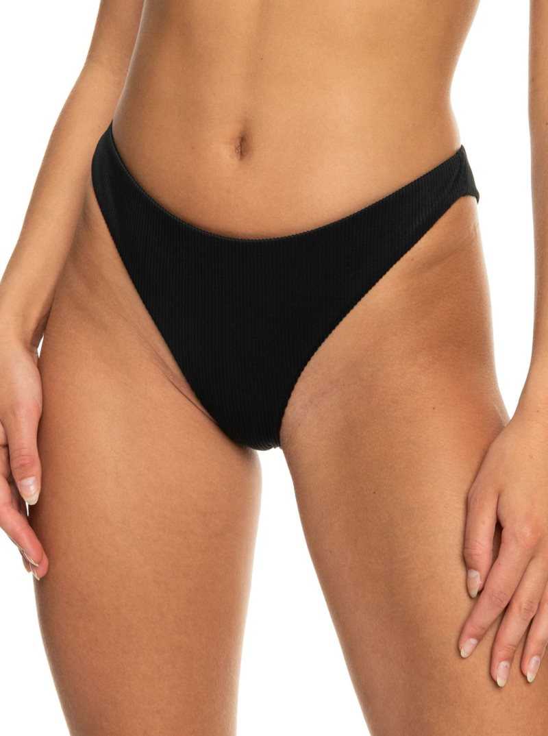 Anthracite Roxy Love The Baja Bikini Bottoms | SLQFDH205