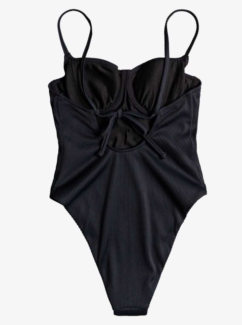 Anthracite Roxy Love The Muse One-Piece Swimsuit | KSXGEQ861