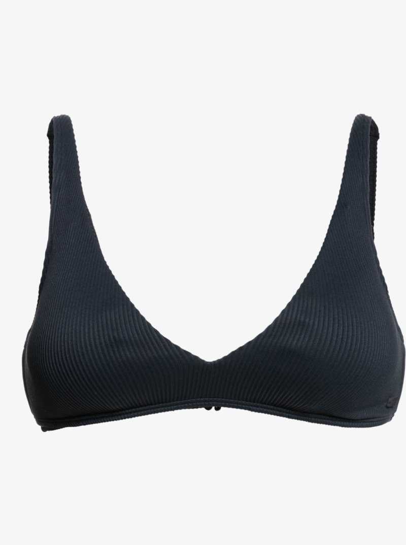 Anthracite Roxy Love The Oceana Bikini Top | TWGOJF892