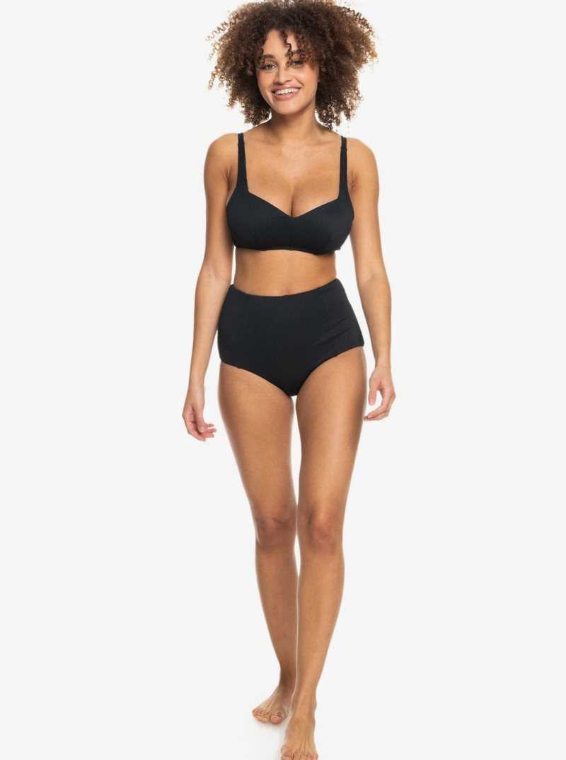 Anthracite Roxy Love The Sun Ray Bikini Top | EPGCWH861