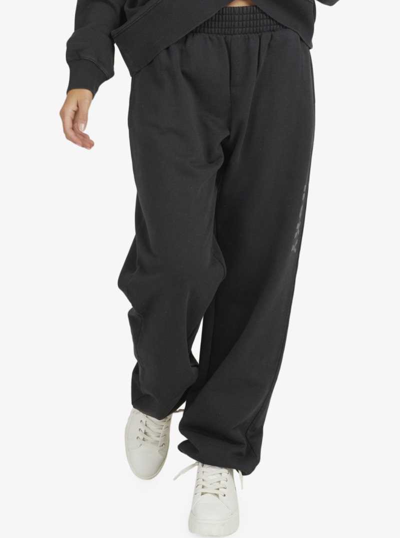 Anthracite Roxy Move On Up Baggy Sweatpants | VXUBLY941