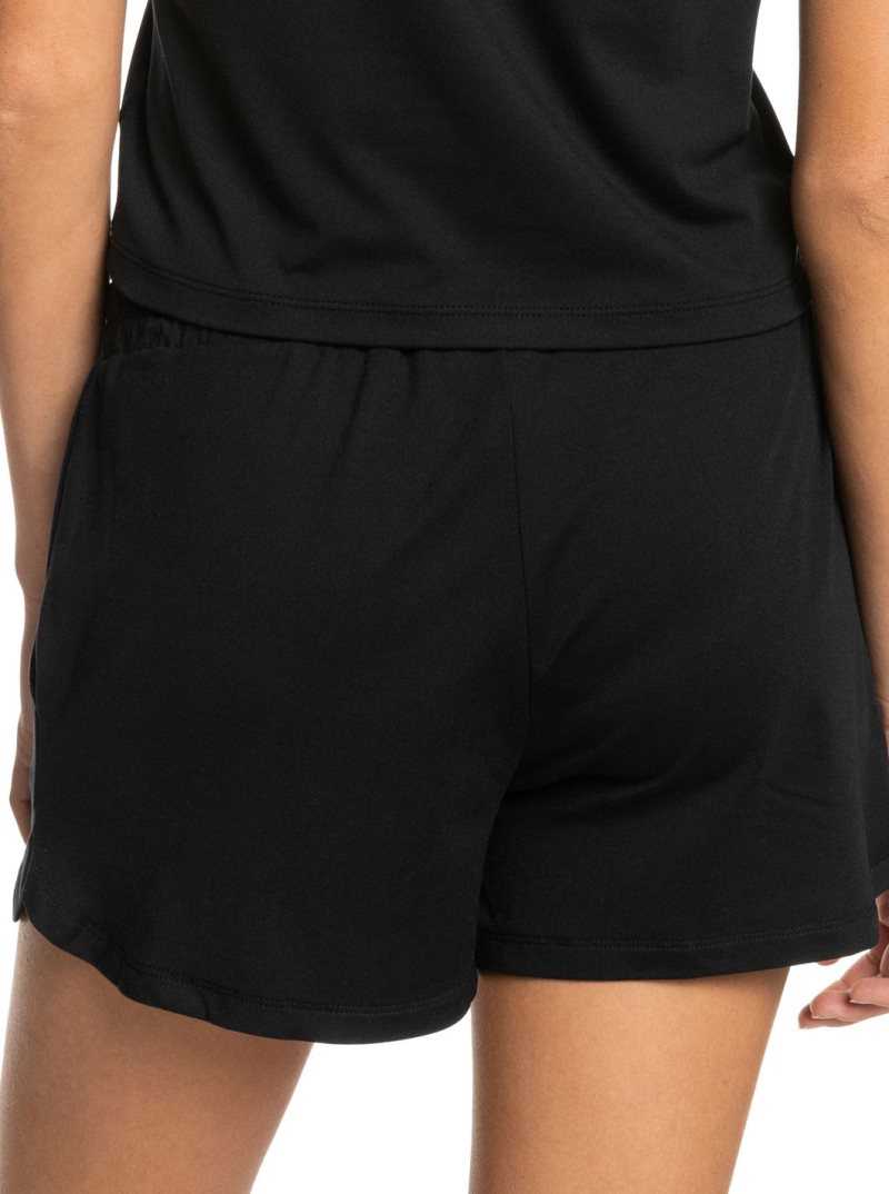 Anthracite Roxy Naturally Active Sports Shorts | QMKZPD384