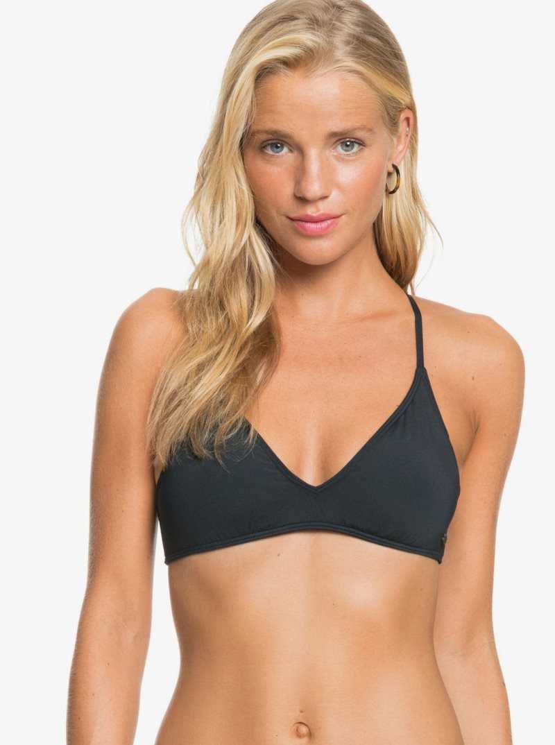 Anthracite Roxy Sd Beach Classics Ba Athl Tri Separate Top | UWAPCV246