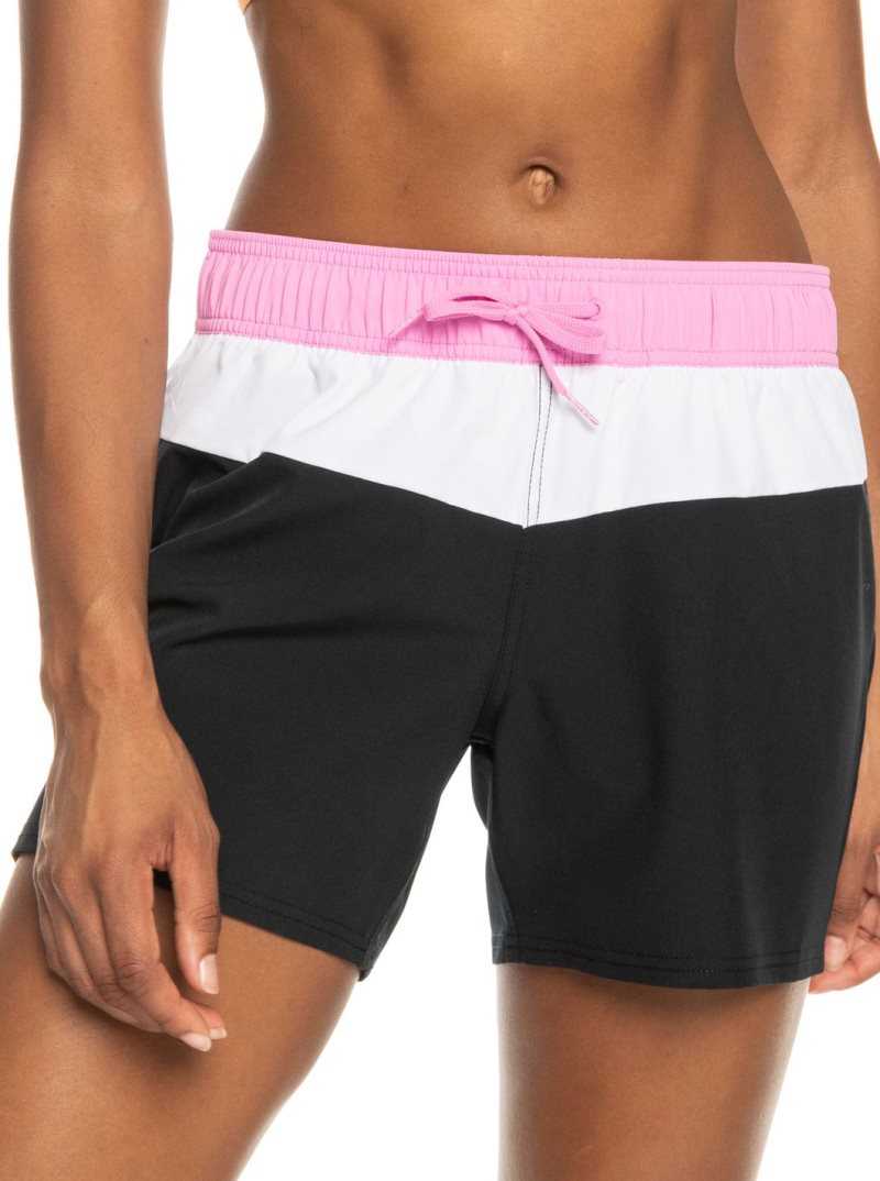 Anthracite Roxy Sea Active Boardshorts | NZJRLI513