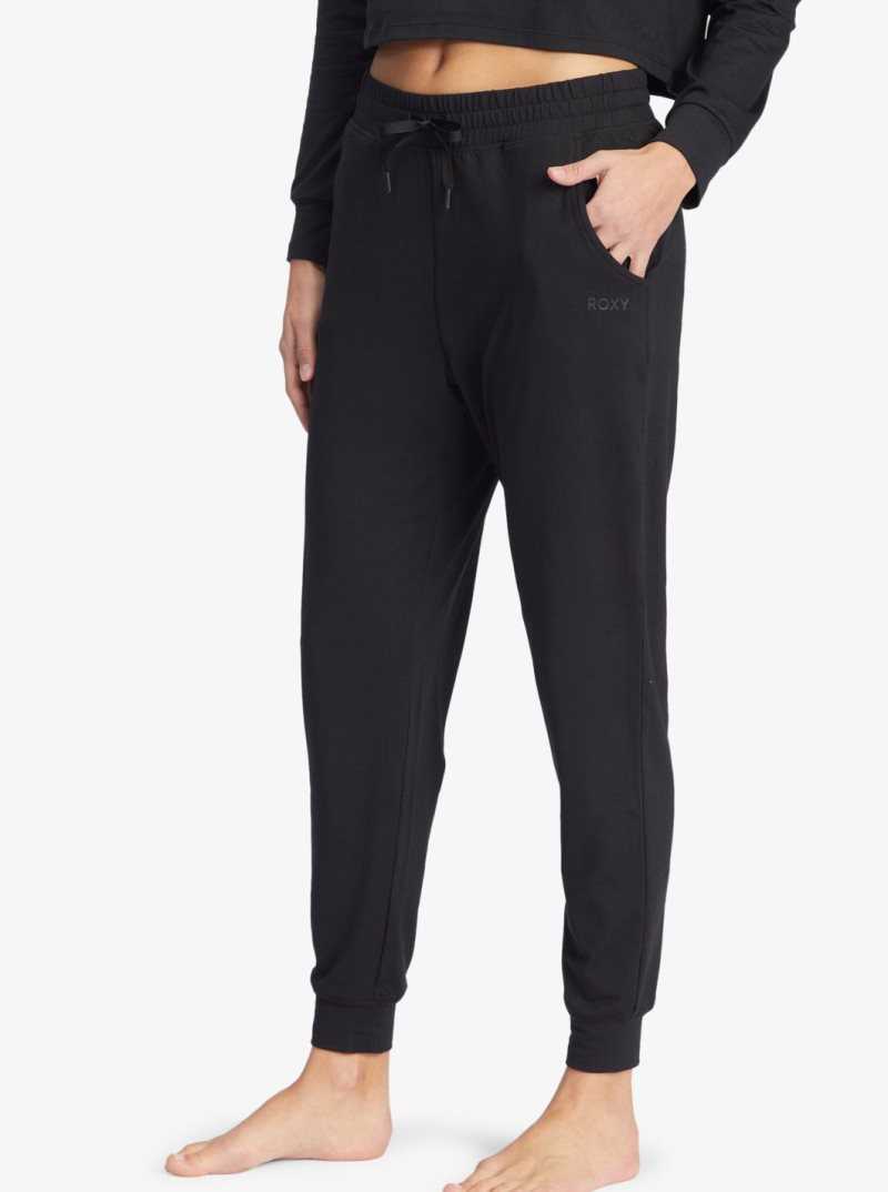 Anthracite Roxy Sun Might Shine Workout Pants | MWYVKP032