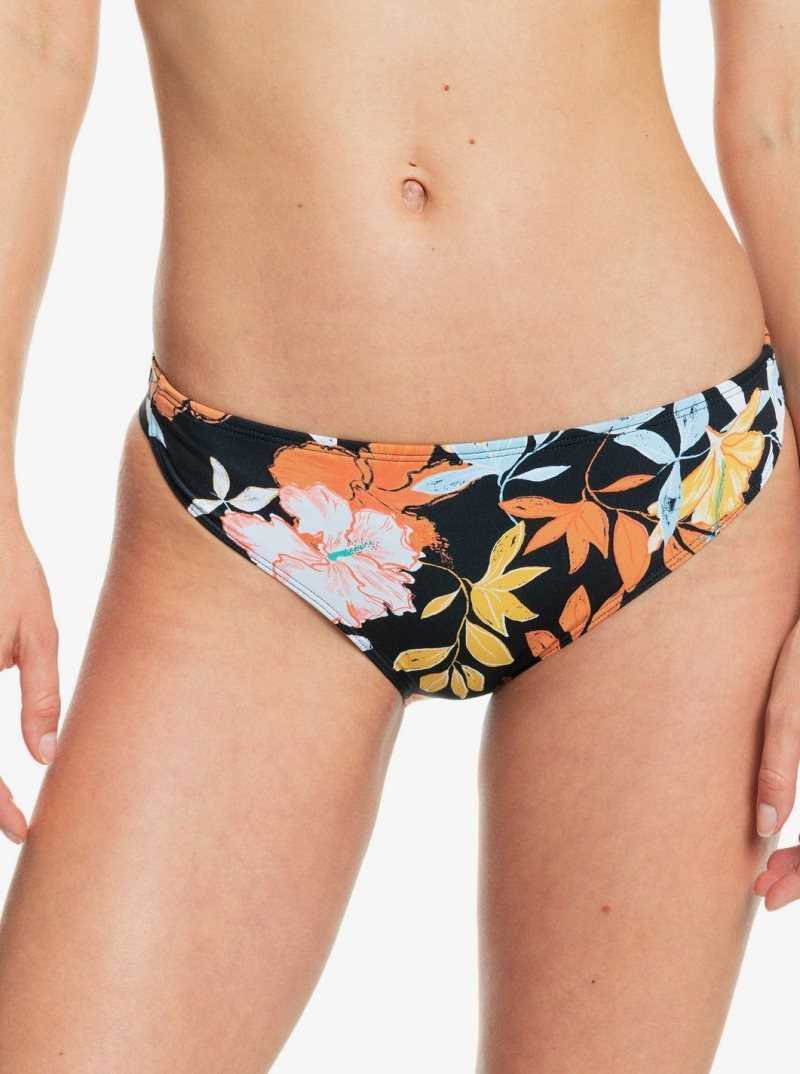 Anthracite S Island Vibes Roxy Beach Classics Bikini Bottoms | EULBMQ785