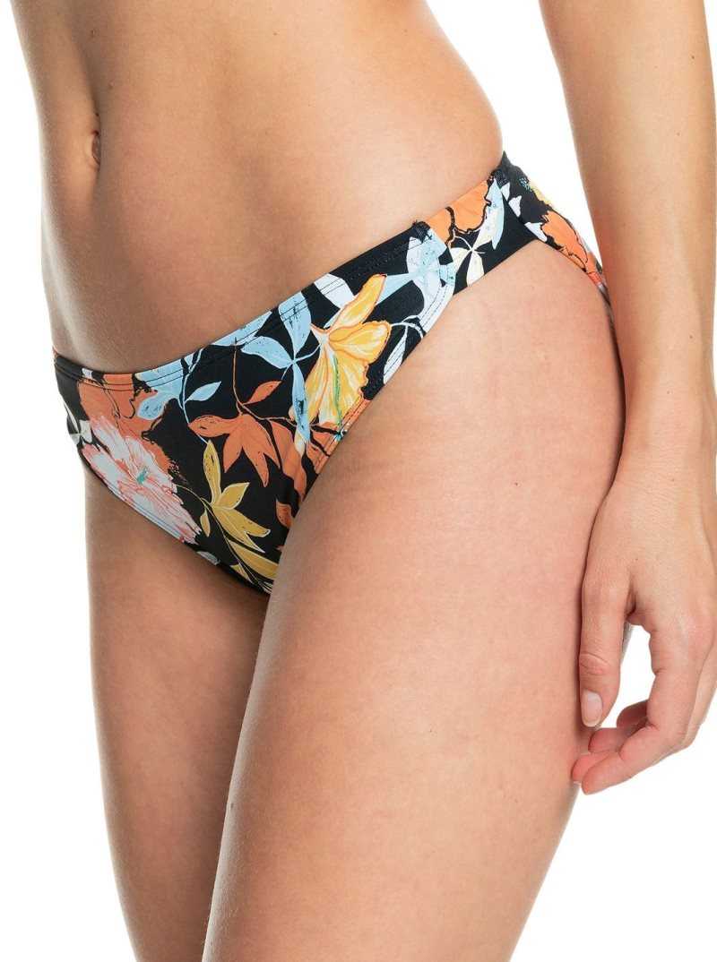 Anthracite S Island Vibes Roxy Beach Classics Bikini Bottoms | EULBMQ785