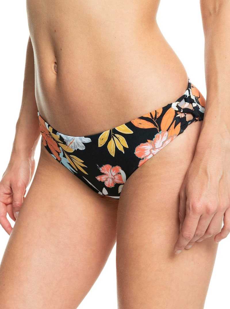 Anthracite S Island Vibes Roxy Beach Classics Hipster Bikini Bottoms | IPBJYG685