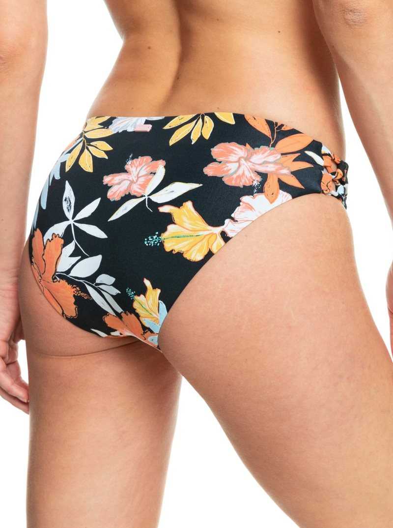 Anthracite S Island Vibes Roxy Beach Classics Hipster Bikini Bottoms | IPBJYG685