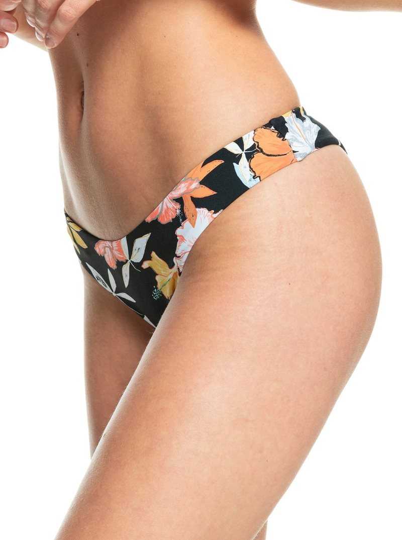 Anthracite S Island Vibes Roxy Beach Classics Cheeky Bikini Bottoms | IVWTEJ451