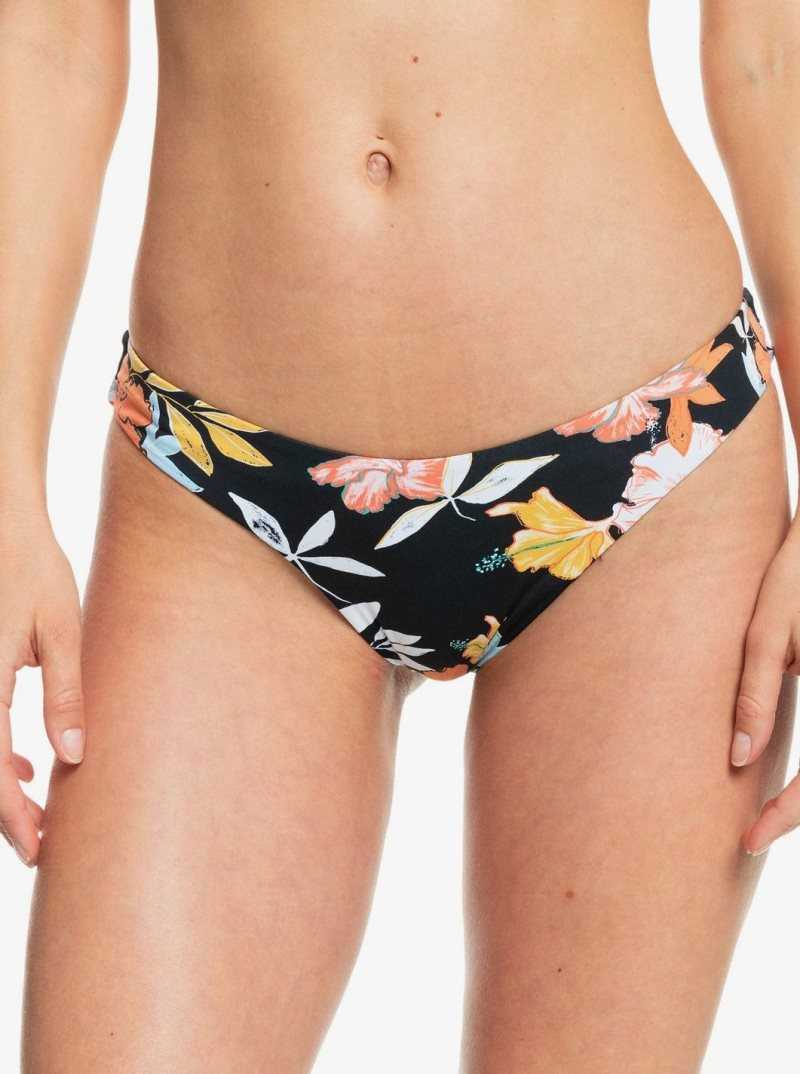 Anthracite S Island Vibes Roxy Beach Classics Cheeky Bikini Bottoms | IVWTEJ451