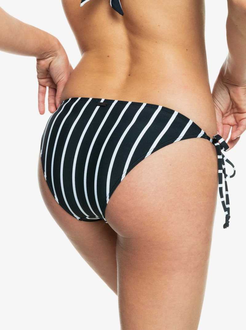 Anthracite S Sweet Escape Roxy Beach Classics Tie Side Bikini Bottoms | QTAKPV507