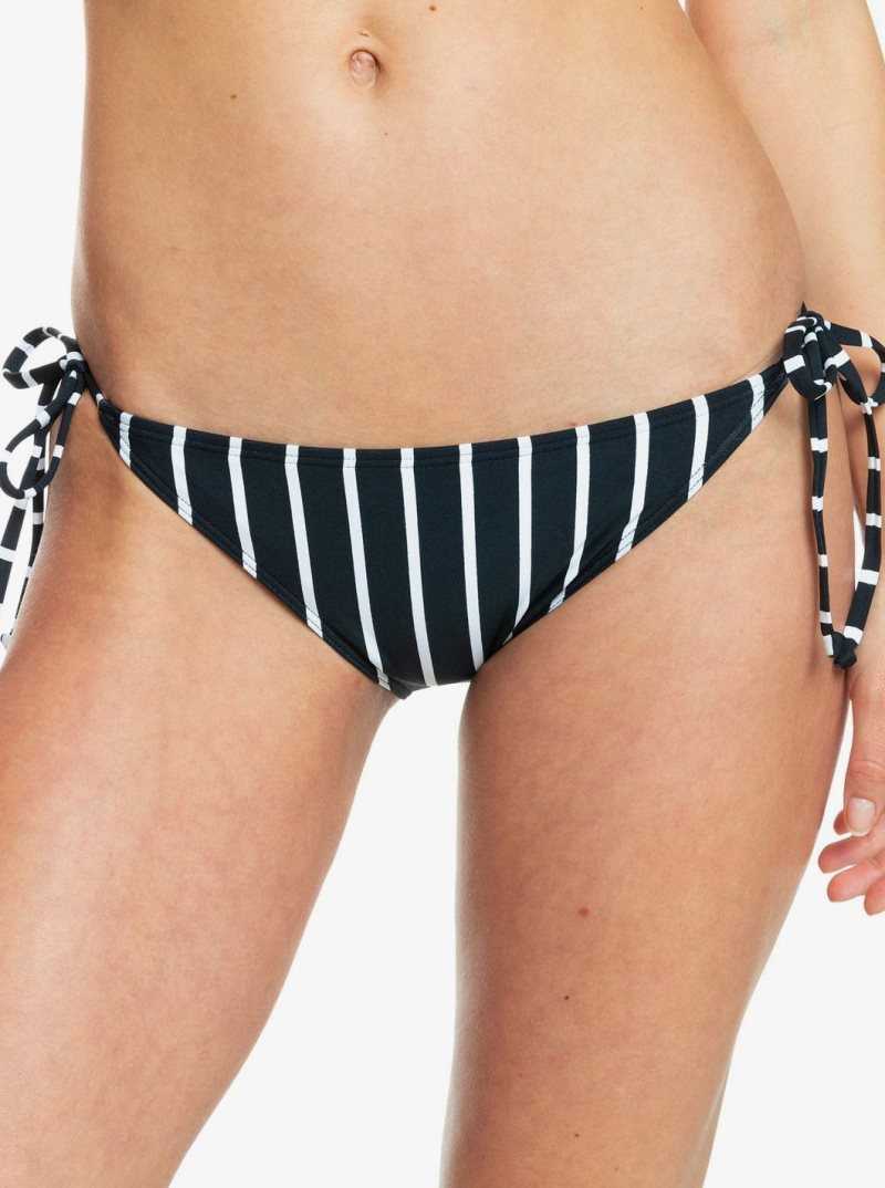 Anthracite S Sweet Escape Roxy Beach Classics Tie Side Bikini Bottoms | QTAKPV507