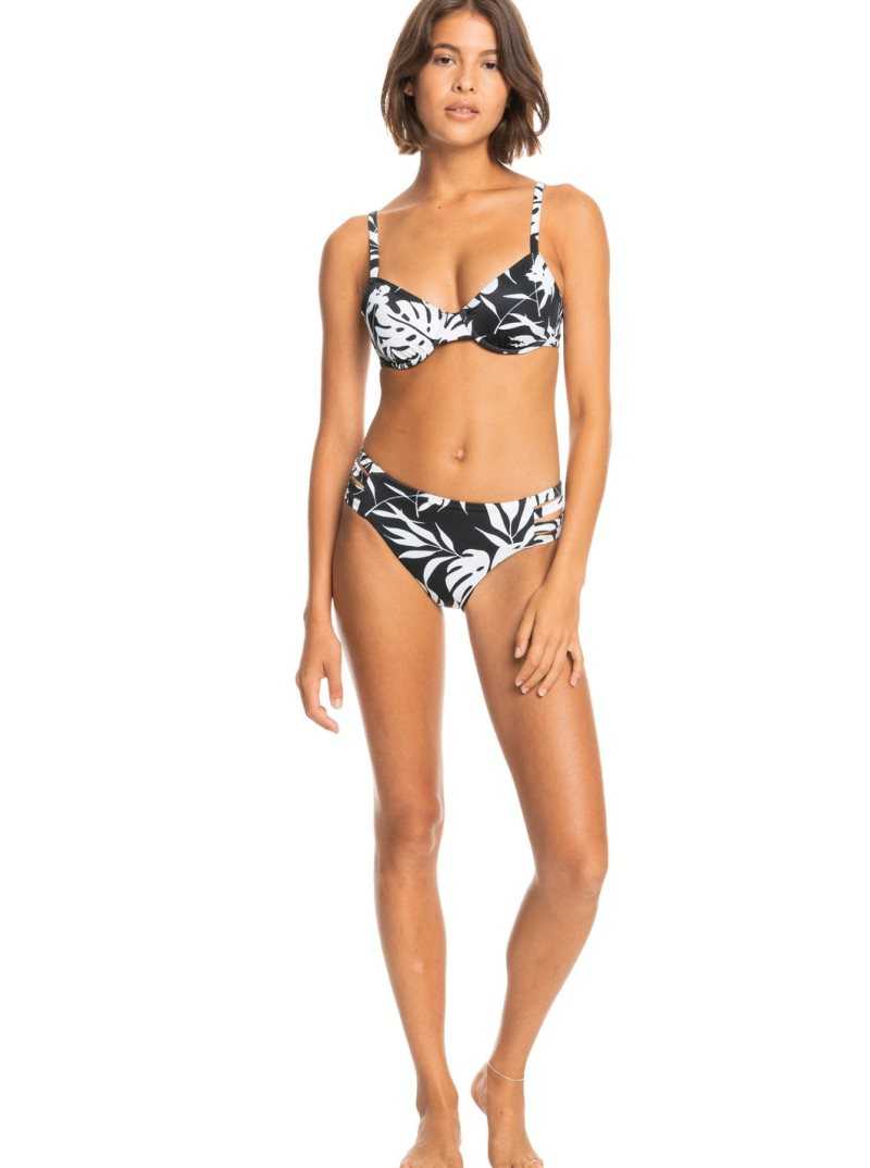 Anthracite Surf Trippin Bico S Roxy Love The Muse Underwire Bra Bikini Top | ZLPBCA320