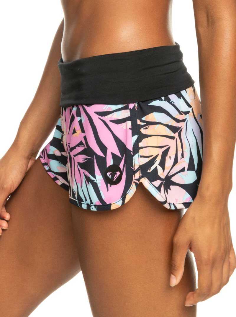 Anthracite Zebra Jungle Roxy Endless Summer Active Boardshorts | AGBCLS125