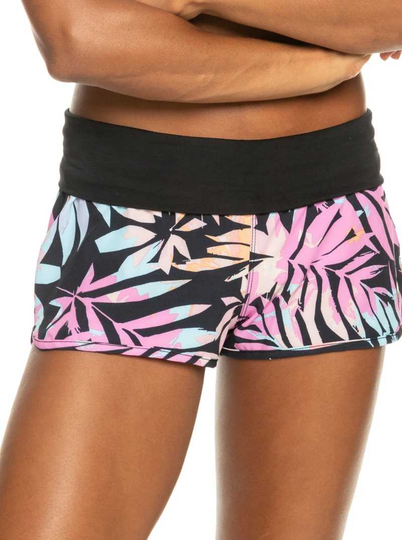 Anthracite Zebra Jungle Roxy Endless Summer Active Boardshorts | CPBHUK584