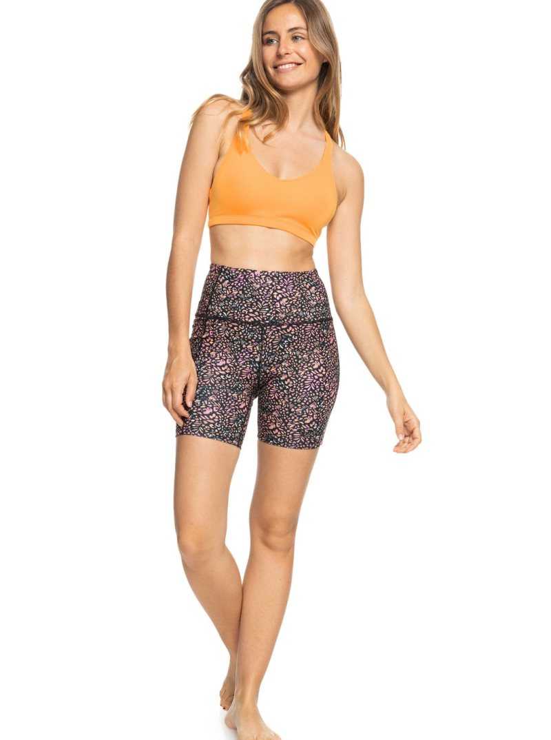 Antracite Animal Dust Roxy Heart Into It Technical Shorts | QRLXPK203