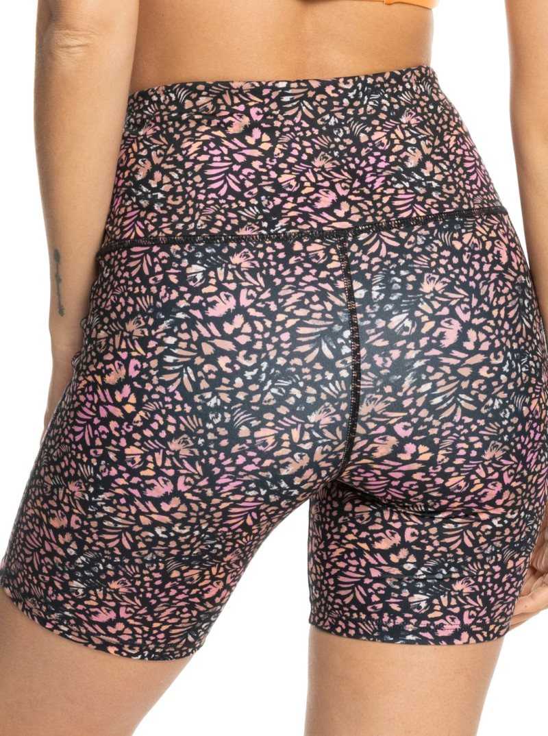 Antracite Animal Dust Roxy Heart Into It Technical Shorts | QRLXPK203