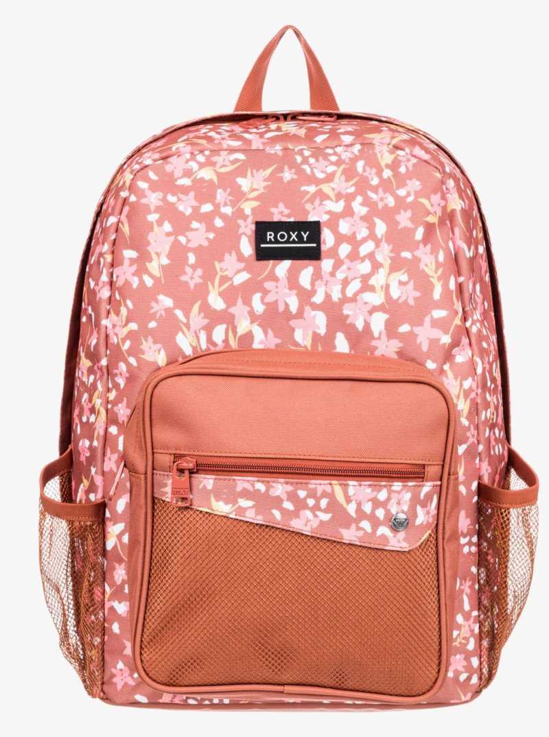 Baked Clay Dancing Days Roxy Best Time 23 L Medium Backpack | KNVMEW219