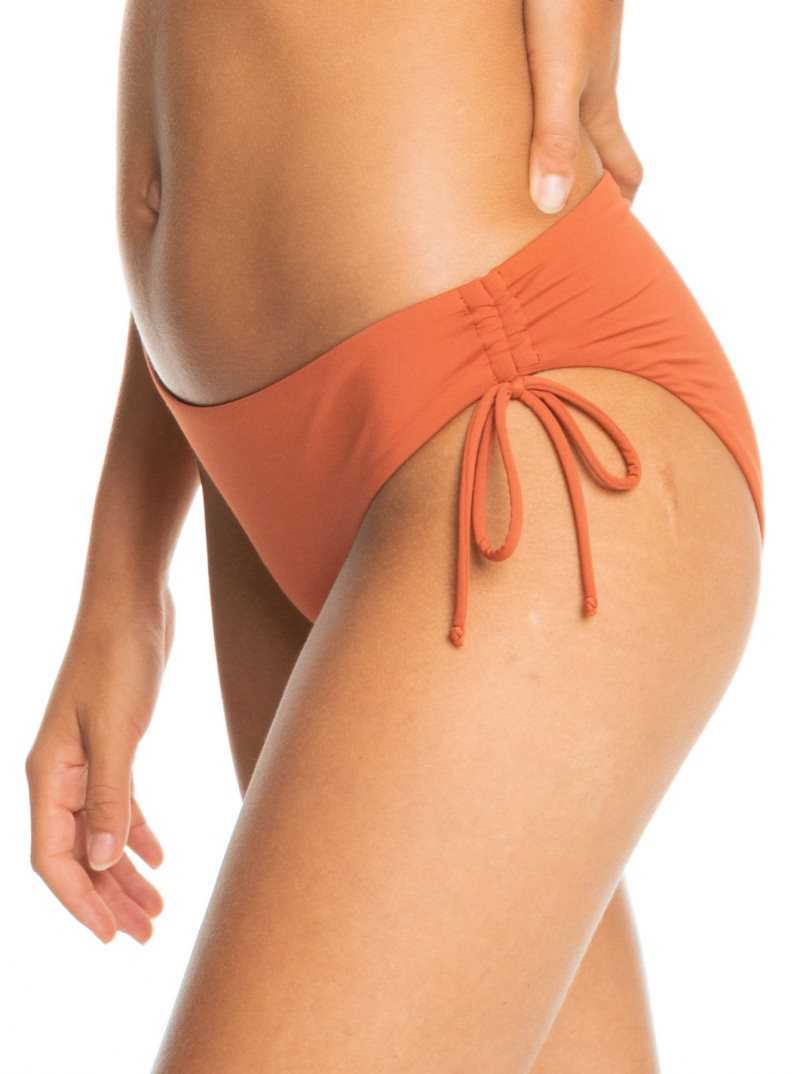 Baked Clay Roxy Beach Classics Hipster Bikini Bottoms | AMHFUO470