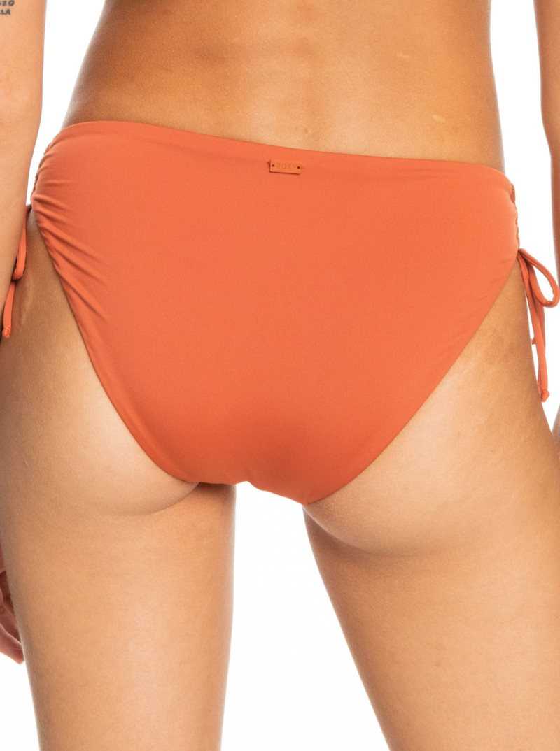 Baked Clay Roxy Beach Classics Hipster Bikini Bottoms | AMHFUO470