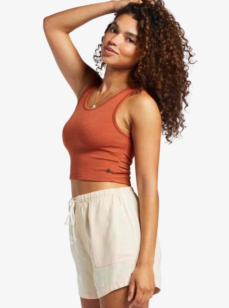 Baked Clay Roxy Good Keepsake Crop Top | IDKYSH034