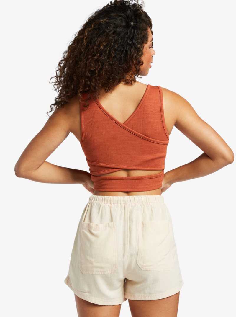 Baked Clay Roxy Good Keepsake Crop Top | IDKYSH034