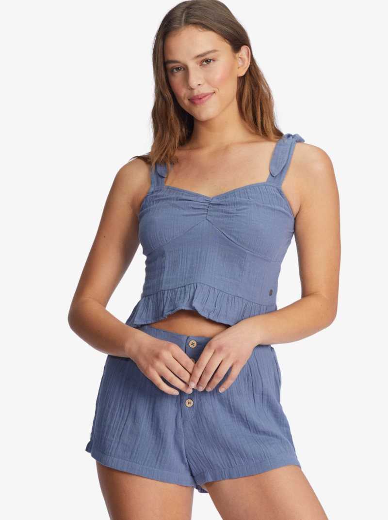 Bijou Blue Roxy Beyond Me Strappy Top | JZRSXF960