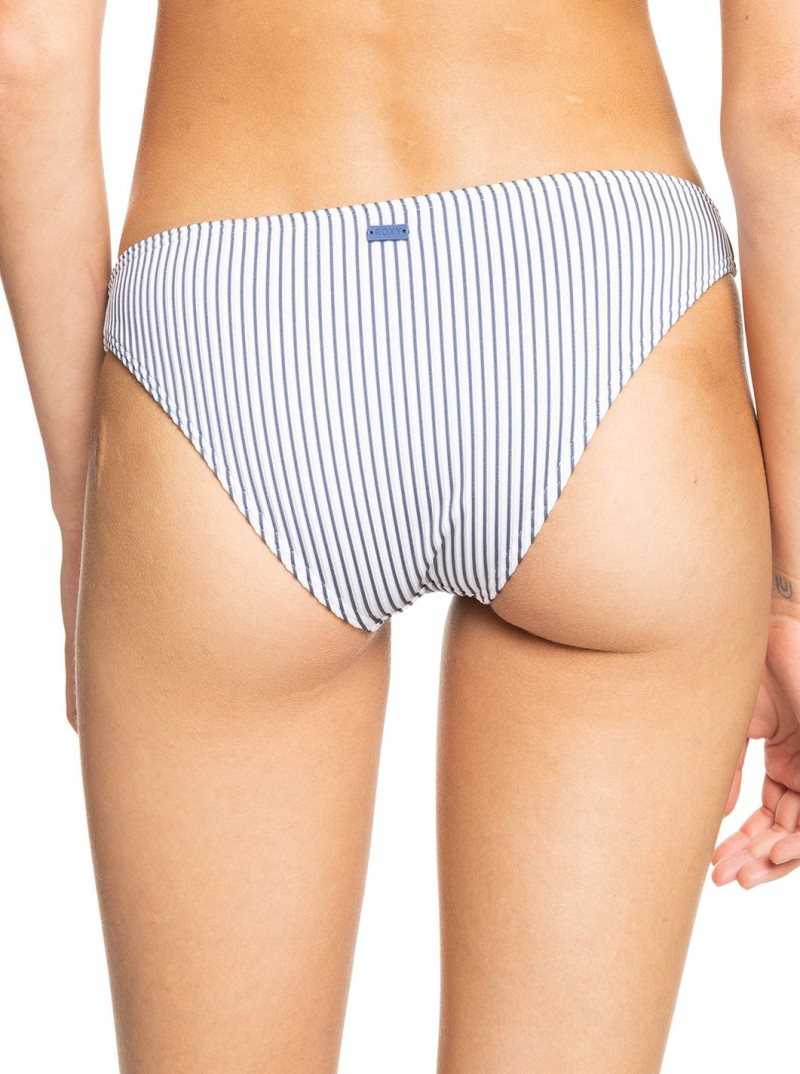 Bijou Blue Roxy Coastal Escape Medium Bikini Bottoms | CRQDSY719