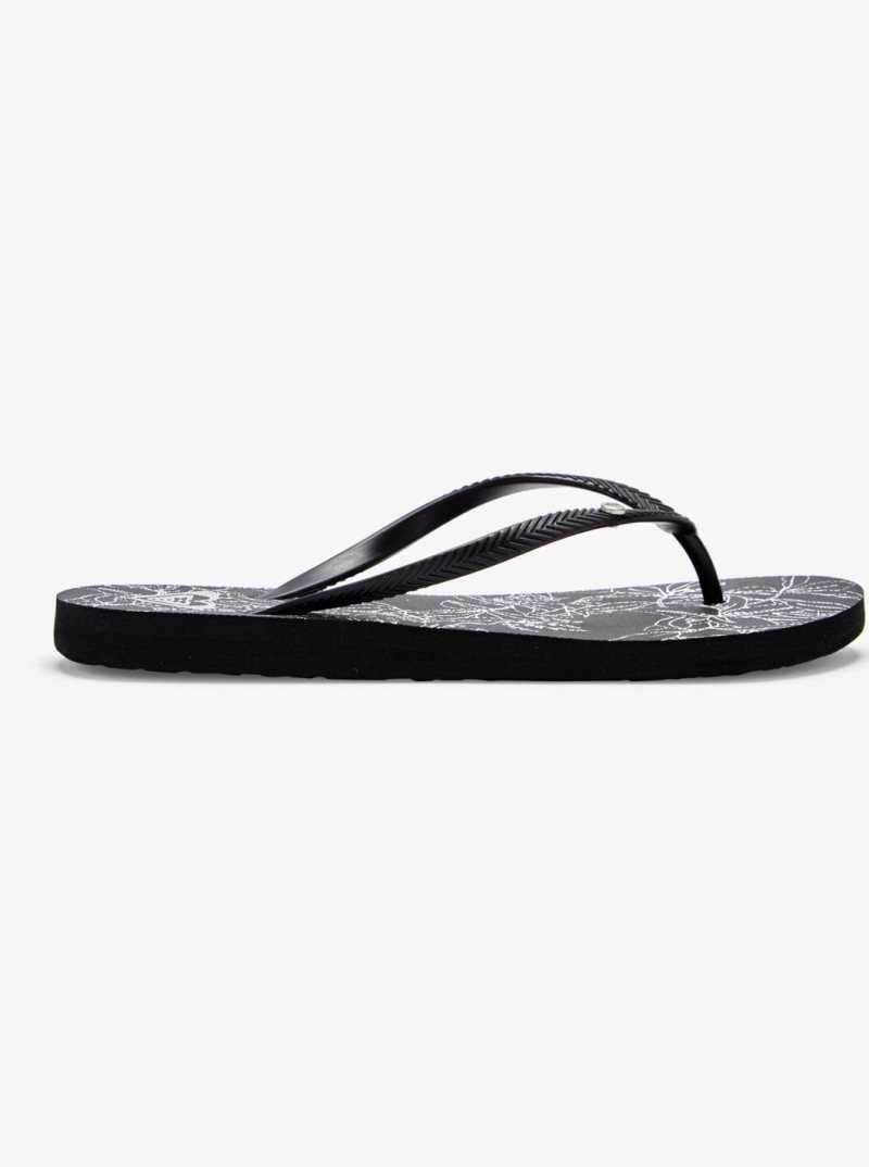 Black Roxy Bermuda Sandals | HXEVFO603