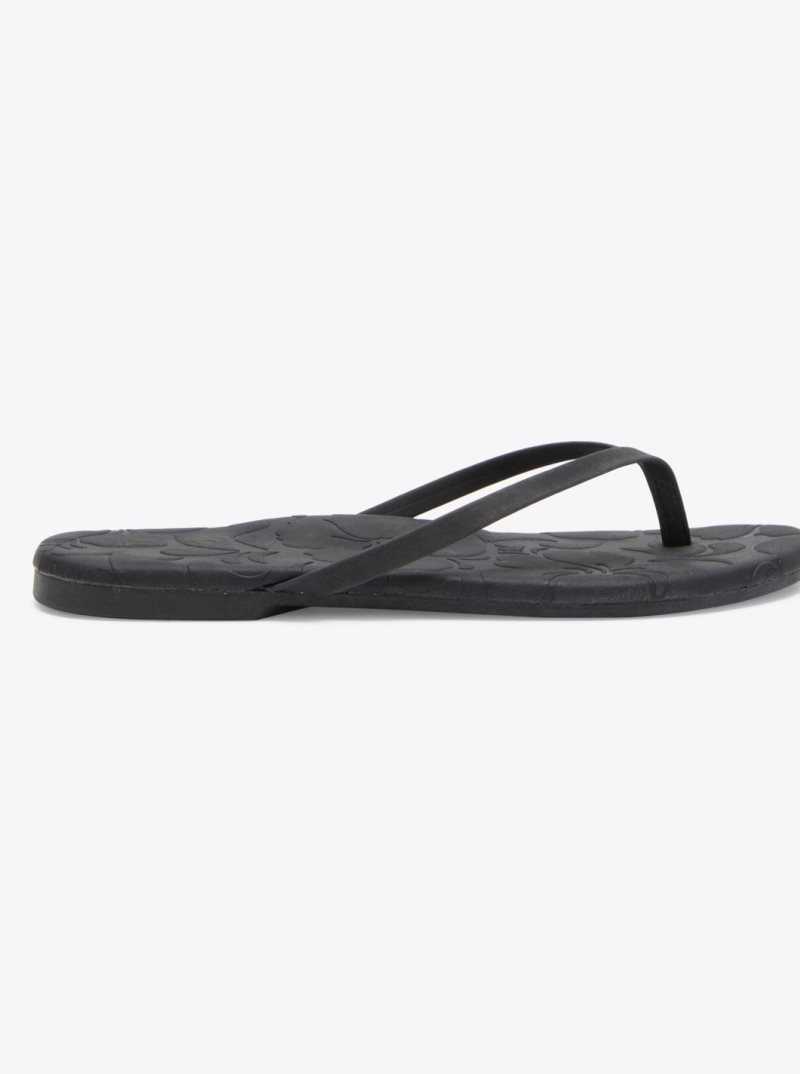 Black Roxy Gabbie Flip-Flops | TBPGUZ670