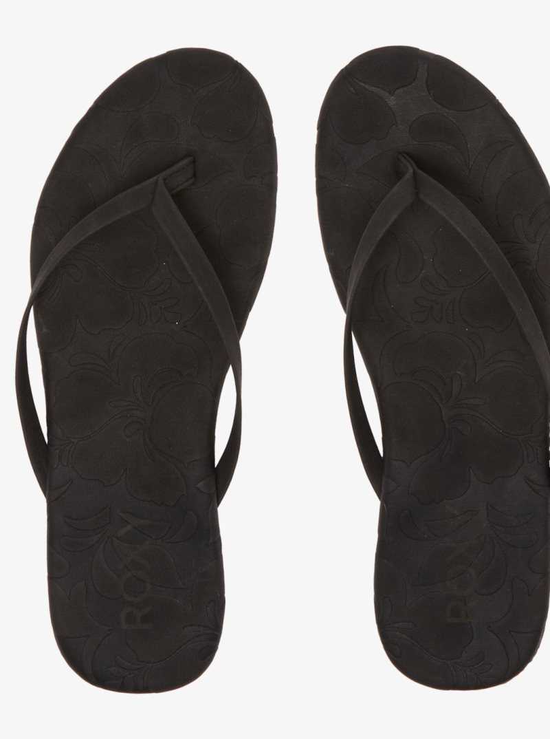 Black Roxy Gabbie Flip-Flops | TBPGUZ670