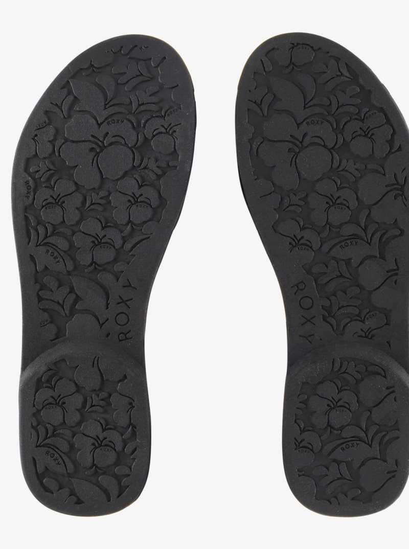 Black Roxy Gabbie Flip-Flops | TBPGUZ670