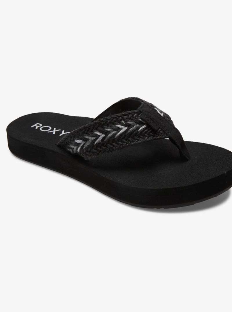 Black Roxy Rosarito Flip-Flops | BXWTIA809