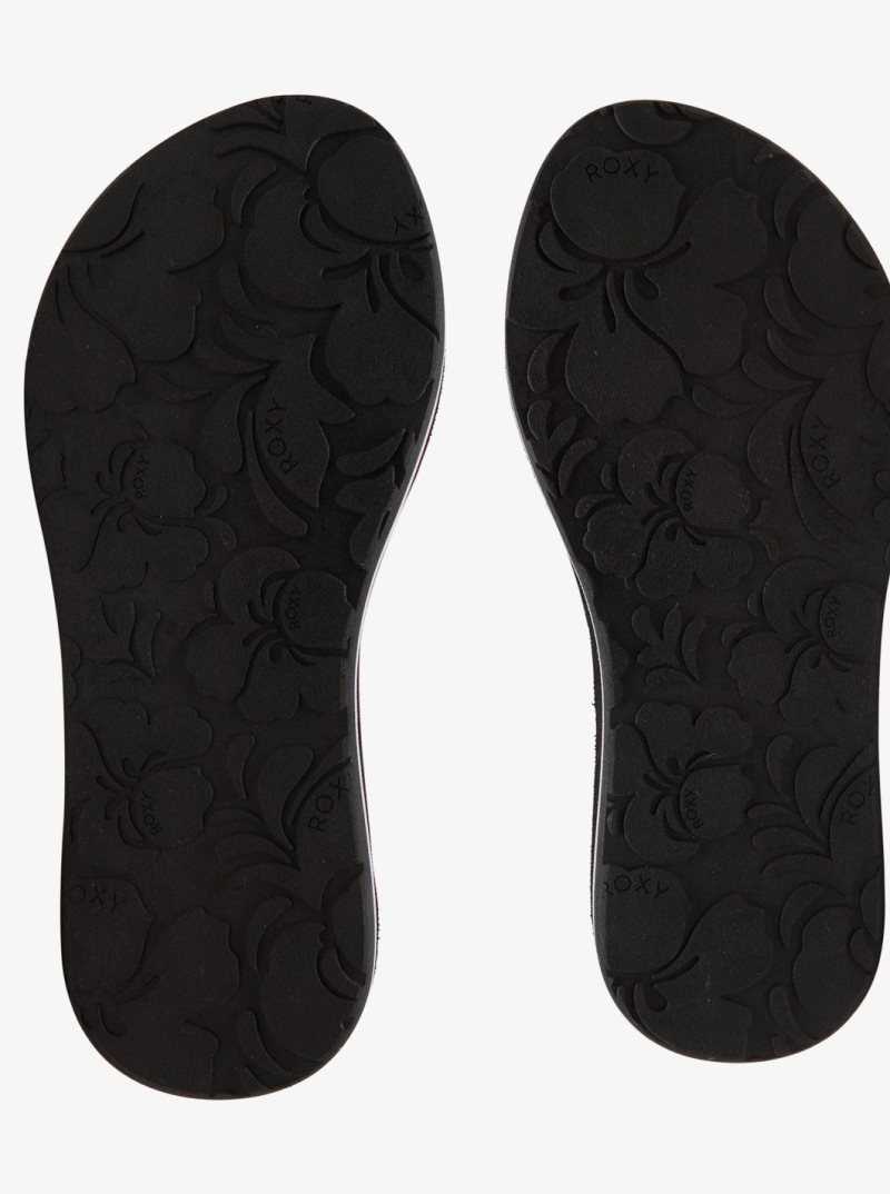 Black Roxy Send It Sandals | CDBEXS946